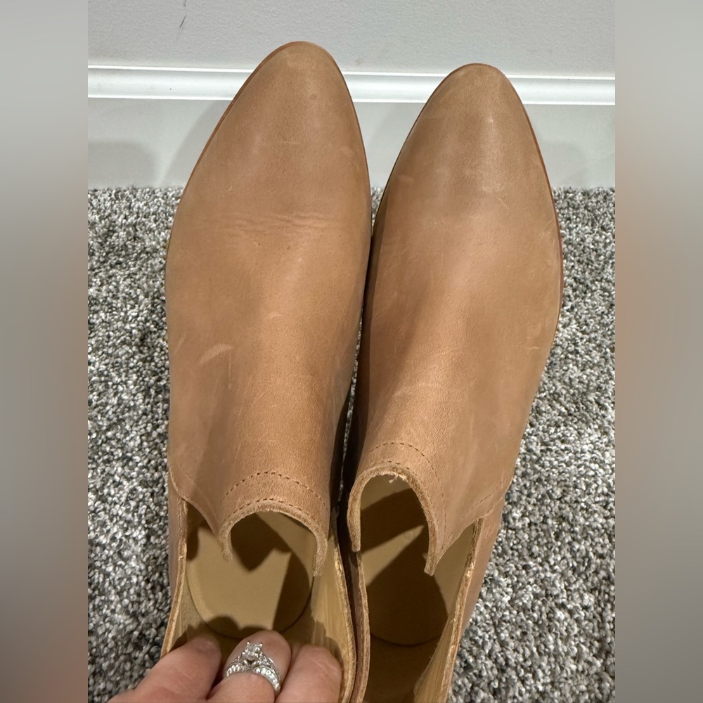 Nisolo brown leather ankle booties, size women's 8 - Picture 4 of 11